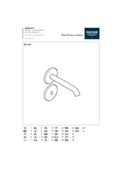 Grohe ESSENCE E 36 447 Manual