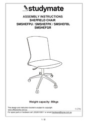 Studymate SMSHEFPU Assembly Instructions Manual