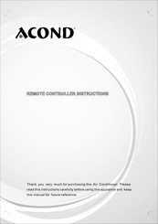 Acond J1-01 Instructions Manual