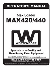 WESTENDORF MAX420 Operator's Manual