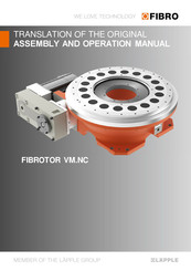 Lapple FIBRO FIBROTOR VM.NC Assembly And Operation Manual