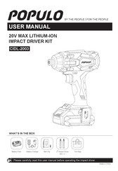Populo CIDL-2003 User Manual