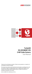 HIKVISION TurboHD DS-2CE38D8T-PIR User Manual