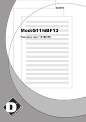 Diamond G11/6BF13 Series Manual