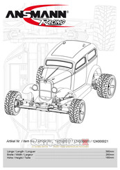 Ansmann Racing Hot Rod BL Manual