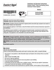 Comfort Flame BarkleySTXWS Installation And Operation Instructions Manual