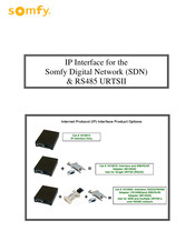 Somfy 1810815 Instructions Manual