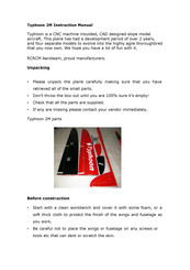 RCRCM Typhoon 2M Instruction Manual