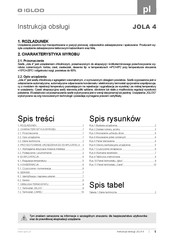 Igloo JOLA 4 OBR/DRE User Manual