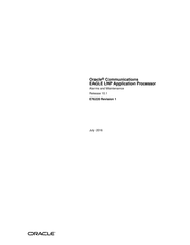 Oracle E5-APP-B Alarms And Maintenance
