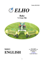 elho V-Twin 750 Series Manual