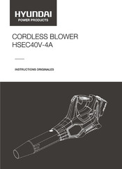 Hyundai HSEC40V-4A Original Instructions Manual