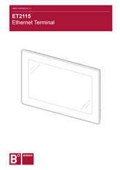 BERGHOF ET2115 User Handbook Manual