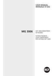 RCF MG3006 User Manual