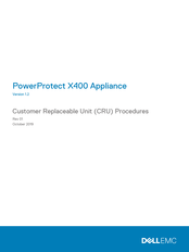 Dell EMC PowerProtect X400 Replacement Procedure