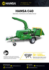 Hansa C40 Operation, Maintenance And Safety Manual