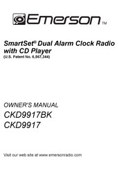 Emerson SmartSet CKD9917BK Owner's Manual