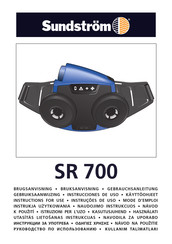 Sundstrom SR 700 Instructions For Use Manual
