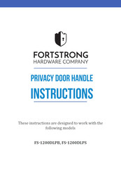 Fortstrong FS-1200DLPS Instructions Manual