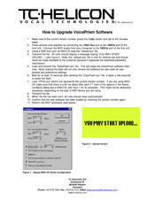 TC-Helicon VoicePrism Software Upgrade