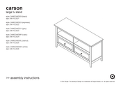 Target carson CAMEDIWDWL Assembly Instructions Manual