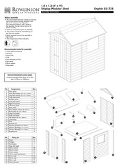 Rowlinson Garden Products SS172B Assembly Instructions