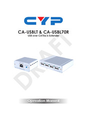 CYP CA-USBLT Operation Manual