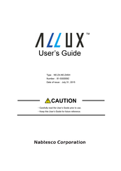 Nabtesco ALLUX NE-Z4SH User Manual