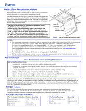 Extron Electronics PVM 220 Installation Manual