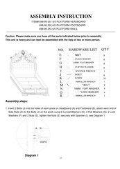 Hooker Furniture Beladora 698-90-251 Assembly Instructions