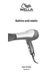 Wella Professionals Sahira anti-static Manual