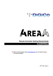digico 4RE4 A-CONTROL6 Getting Started Manual