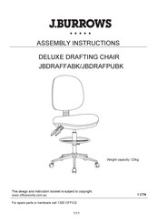 J.Burrows JBDRAFFABK Assembly Instructions Manual