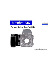Mamiya 645 Instructions