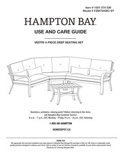 HAMPTON BAY FZM70459C-ST Use And Care Manual