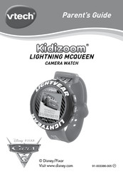 Disney VTech Kidizoom Lightning McQueen Parents' Manual