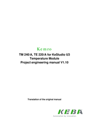 Keba Kemro TM 220/A Project Engineering Manual