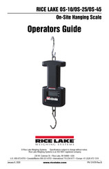 Rice Lake OS-25 Operator's Manual