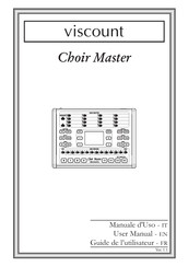 Viscount Choir Master User Manual