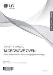 LG MH659 series Owner's Manual