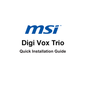 MSI Digi Vox Trio Quick Installation Manual