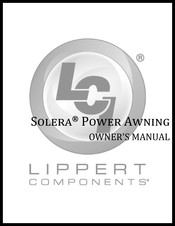 Lippert Components SOLERA Owner's Manual