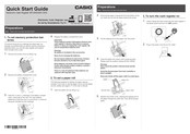 Casio SR-C550 Quick Start Manual