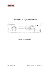 Nagra TUBE DAC User Manual
