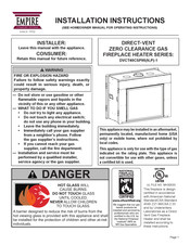 Empire Comfort Systems DVCT40CSP95P-1 Installation Instructions Manual