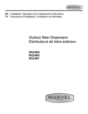 Marvel MO24BS Installation, Operation And Maintenance Instructions