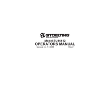 Vollrath STOELTING SU444 I2 Water Cooled Operator's Manual