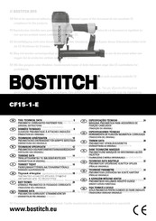 Bostitch CF15-1-E Original Instructions Manual