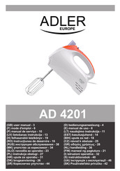 Adler AD 4201 User Manual