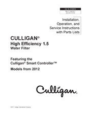 Culligan Smart Controller HE GF 16 Installation, Operation, And Service Instructions With Parts Lists